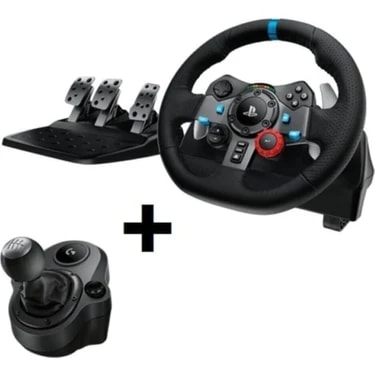 Logitech G29 Direksiyon Seti Shifter ve Vites ile 900 Derece Gerçekçi Sürüş
