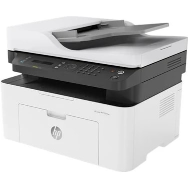 HP Laser MFP 137fnw, Baskı, Fotokopi, Tarama, Faks, Dakikada 20 sayfaya kadar siyah beyaz, 128 MB