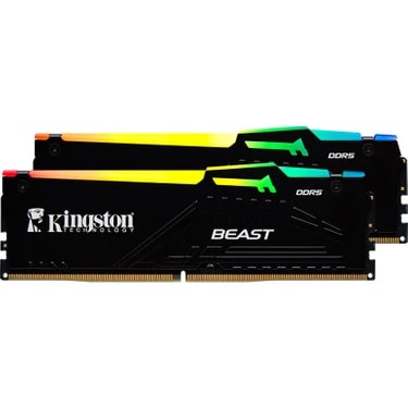 Kingston Beast Rgb Expo 32GB(2X16) 6000MHZ CL36 KF560C36BBE2AK2-32TR Ddr5 Masaüstü Performans