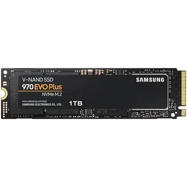 Samsung 970 Evo Plus NVMe M.2 SSD 1TB 3500 mb Okuma 3300 mb Yazma Hızı M.2 PCIe Bağlantı