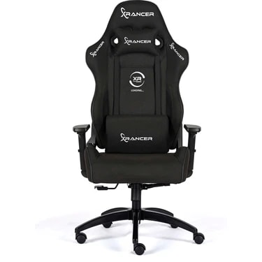 Xrancer Ares Black Full Keten Kumaş Oyuncu Koltuğu 3D Kolçaklı Ergonomik Tasarım ile Konforlu