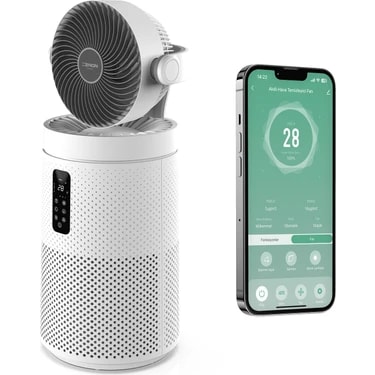Xenon Smart Akıllı Fanlı Hava Temizleyici Aromaterapi Özellikli Air Purifier HEPA13 Filtreli Sessiz