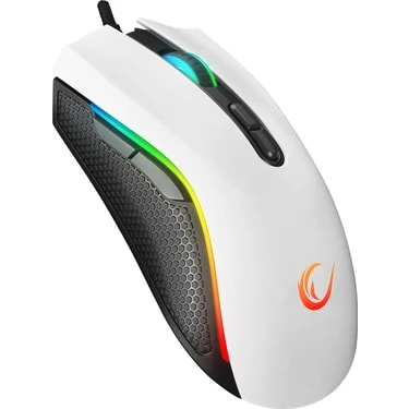Rampage SMX-R44 V2 Makrolu Beyaz 12800 Dpı Rgb Ledli 80 Million Huano Switch Gaming Oyuncu
