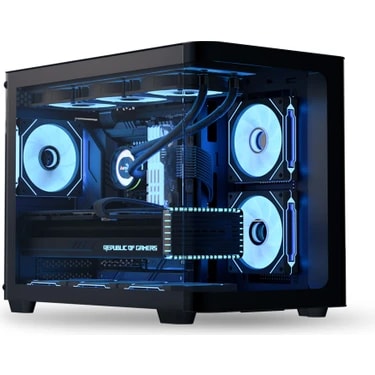Aero Cool P300C 3X12CM Mirror A-Rgb Fanlı, Panoramik Tempered Panel, Matx Bilgisayar Kasası