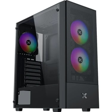 Xigmatek EN41655 Hero Iı Aır 3f Mesh Temperli Camlı 3*12CM Sabit Rainbow Atx Mid-T Gaming Oyuncu