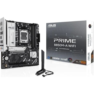 ASUS PRIME B850M-A WIFI AMD B850 AM5 DDR5 8000 2xDP HDMI 3x M2 USB3.2 WiFi 6E + BT AURA RGB 2.5Gbit