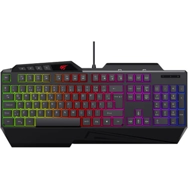 Havit Gamenote KB488L Rainbow Aydınlatmalı Oyuncu Klavyesi - Telefon Tutuculu - Türkçe