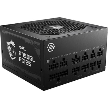MSI MAG A750GL PCIE5 750W 80+ Gold PCIe5.0 Tam Modüler Siyah Güç