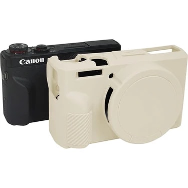 Canon Powershot G7 x Mark Iıı Uyumlu Silikon Koruyucu Kılıf,yumuşak, Darbeye