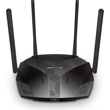 Mercusys MR80X, AX3000 Mbps, Gigabit Portları, Fiber Destekli, Access Point Modu, 160 MHz Kanalı,