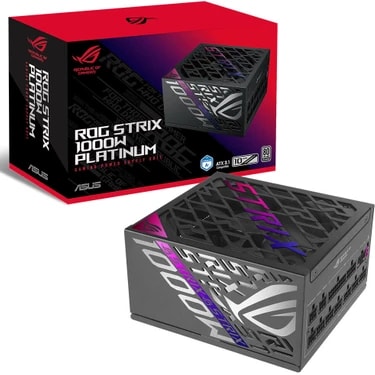 Asus ROG-STRIX-1000P TAM MODÜLER GÜÇ KAYNAĞI, 80 PLUS PLATİNUM SERTİFİKALI, ATX 3.1, GaN MOSFET,