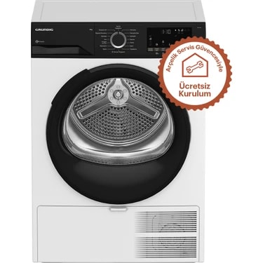 Grundig Gdh 9664 A+ 9 Kilo Çamaşır Kurutma Makinesi Isı Pompalı A Enerji Sınıfı ile Üstün