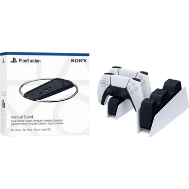 SONY Playstation 5 Ps5 Dualsense Şarj Istasyonu + Ps5 Vertical Dikey Stand Playstation 5 Slim