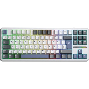 Aula F87 Pro Mekanik Kablosuz TKL Klavye, Bluetooth Bağlantılı, Ev - Ofis Kullanımı için