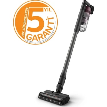Philips 6000 Serisi Kablosuz Dik Süpürge, 25.2 V, PowerCyclone 11, TriActive LED başlık,