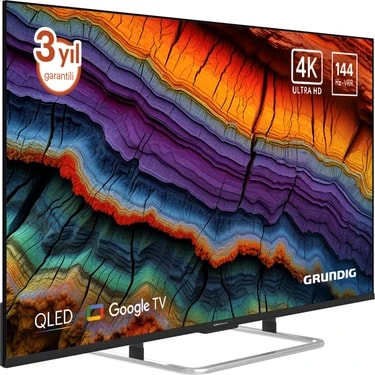 Grundig 65 GQ 800A 65" 164 Ekran Uydu Alıcılı 4K Ultra HD Google Smart QLED