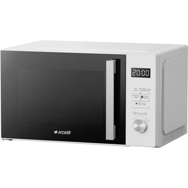 Arçelik MD 240 Solo Mikrodalga Fırın 24 Litre 1000 W Beyaz Renk Buz Çözme Fonksiyonu