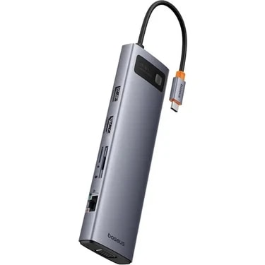 Baseus Metal Gleam Series 11IN1 Multifonksiyonel Type-C Hub Adaptör Docking Station