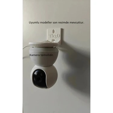 Teknopad Xiaomi Home 360 2k C200 C300 C400 Kamera Duvar Montaj Aparatı 3D (Kamera