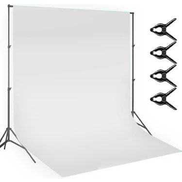 Novatechpro 150X200 cm White Screen Beyaz Fon Perde Foto ve Ürün Çekimleri Için ve Taşınabilir 2