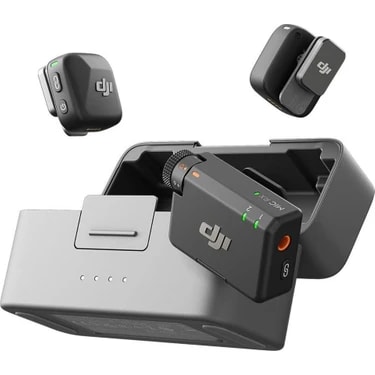 DJI Djı Mic Mini 2 Kişilik Kablosuz Yaka Mikrofonu Dayanıklı Malzeme ile Profesyonel Kullanım