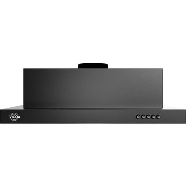 Vicoa-Vuh 6001-B-60 Cm. Siyah Dolap Altı Davlumbaz - 500 m³/saat Yüksek Emiş