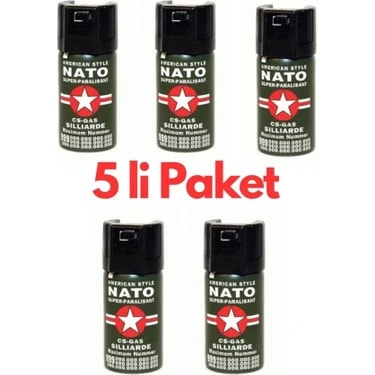 Natoo Bıber Gazı 5 Adet Birden ( Lisinya