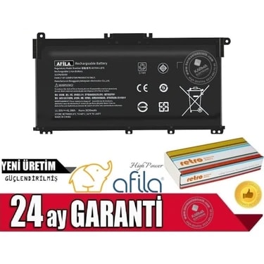 Retro Hp HT03XL HT03041XL TPN-Q210 Notebook Bataryası, Laptop