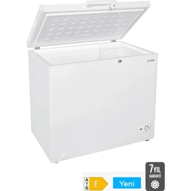 Uğur UED 250 D/s R65 Sandık Tipi Dondurucu 246 Litre E Enerji Sınıfı ile Verimli