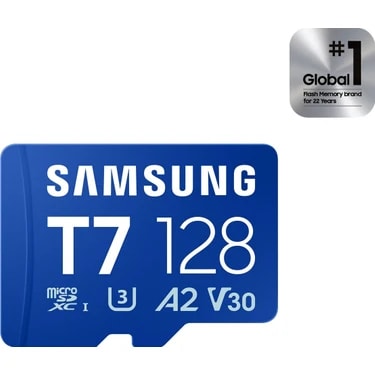 Samsung T7 MB-MB128T/WW Microsd (Microsdxc) 170 Mb/s Hafıza