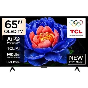 TCL 65T6D 65'' 165 Ekran Uydu Alıcılı 4K Ultra HD Google Smart QLED