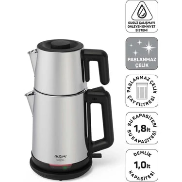 Arzum AR3158 Arzum Neosteel Inox Çay