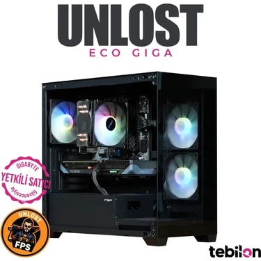Tebilon UNLOST ECO-Amd Ryzen 7500F-GIGABYTE Radeon RX 9060 XT GAMING OC 16GB-GIGABYTE A620M