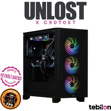 Tebilon Unlost X-Amd Ryzen 7800X3D-GIGABYTE Radeon Rx 9070 Xt Gamıng Oc 16GB-GIGABYTE B840M