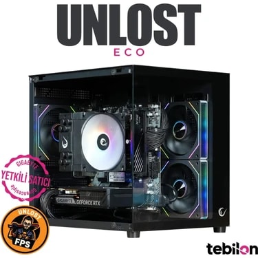 Tebilon UNLOST ECO-Amd Ryzen 7500F-GIGABYTE A620M-GIGABYTE Geforce Rtx 5060 Wındforce Oc