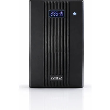 Vonisca D-2000 2000VA 1200W Line Interactive LCD UPS Kesintisiz Güç Kaynağı AVR Kamera Bilgisayar