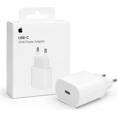 Apple Orjinal 20W USB-C Güç Adaptörü PD Hızlı Şarj iPhone 11 12 13 14 15 16 Uyumlu Type-C