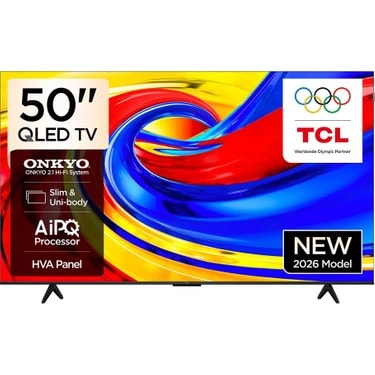 TCL 50P7L 50" 127 Ekran Uydu Alıcılı 4K Ultra HD Google Smart QLED