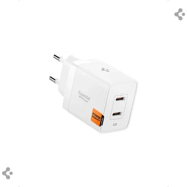 Spigen 47W USB-C 2 Port Mini Hızlı Şarj Aleti PPS 2.0 Super Hızlı Şarj GaN Pro Isı Düşürücü Güç