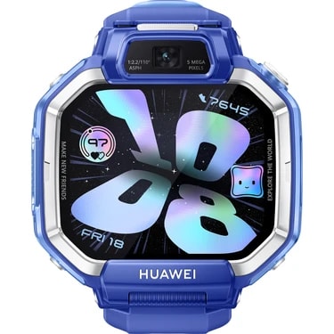 Huawei Watch Kids X1 Akıllı Çocuk Saati - Mavi, 3 yıl Garanti, 360° Dönen Çift Kamera, Hd Görüşme,