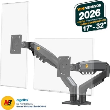 North Bayou NB F160 17-27'' Monitör Standı 2-9 Amortisörlü Monitör Standı Yeni Tasarım 2023