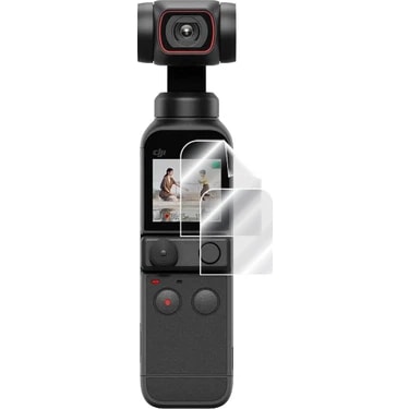 IPG Dji Pocket 2 Gimbal Aksiyon Kamera Ekran Koruyucu Şeffaf (2
